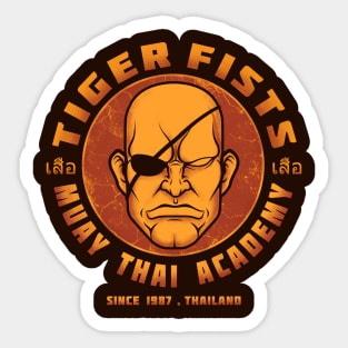 Tiger Fists Sticker